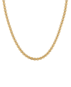 EVE'S JEWELRY MEN'S GOLD-TONE PLATE BOX CHAIN NECKLACE