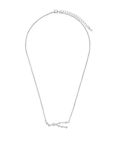 Sterling Forever Women's When Stars Align Constellation Necklace In Silver Plated In Taurus