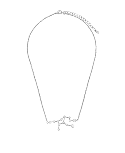 Sterling Forever Women's When Stars Align Constellation Necklace In Silver Plated In Virgo