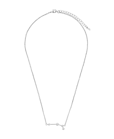 Sterling Forever Women's When Stars Align Constellation Necklace In Silver Plated In Aries