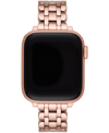 Kate Spade Rose Gold-tone Stainless Steel Scallop Bracelet Band For Apple Watch, 38mm, 40mm, 41mm In Rose Gold-tone