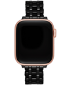 Kate Spade Black Stainless Steel Scallop Bracelet Band For Apple Watch, 38mm, 40mm, 41mm In Black