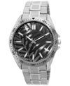 INC INTERNATIONAL CONCEPTS SILVER-TONE METAL BRACELET WATCH 45MM, CREATED FOR MACY'S