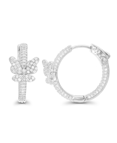 Macy's Hoop Earrings In 14k Gold Plated Or Sterling Silver