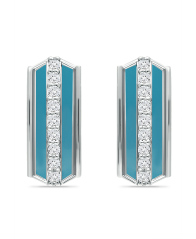 Giani Bernini Cubic Zirconia Huggie Hoop Earrings, Sterling Silver Or 18k Gold Over Silver