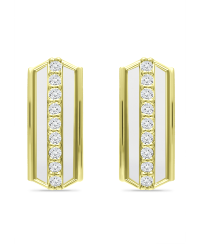 Giani Bernini Cubic Zirconia Huggie Hoop Earrings, Sterling Silver Or 18k Gold Over Silver