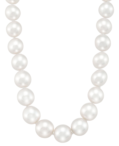 Honora Cultured Freshwater Pearl (10-12mm) 18" Collar Necklace In Gold