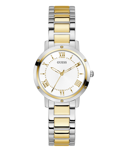 Guess Women's Two Tone Stainless Steel Bracelet Watch, 34mm