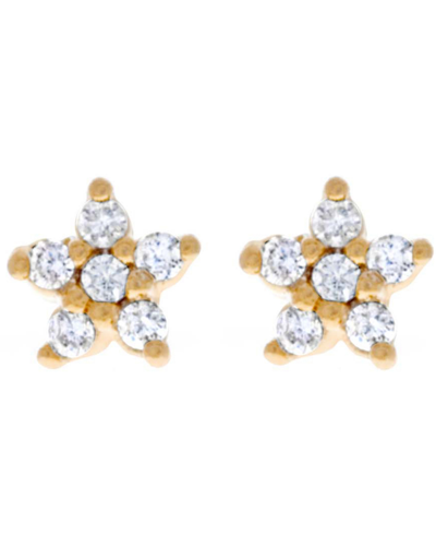 Girls Crew Teeny Tiny Star Stud Earrings In Gold-plated