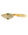 Girls Crew Viper Open Ring In Gold-plated