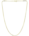 Giani Bernini Square Snake Link Chain Necklace Collection In 18k Gold Plated Sterling Silver Created For Macys In Gold Over Silver