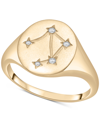 WRAPPED DIAMOND LIBRA CONSTELLATION RING (1/20 CT. T.W.) IN 10K GOLD, CREATED FOR MACY'S