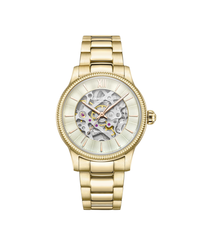 Kenneth Cole New York Women's Automatic Gold-tone Stainless Steel Bracelet Watch 36mm