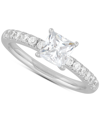 Grown With Love Igi Certified Lab Grown Diamond Ring (1-1/4 Ct. T.w.) In 14k White Gold In White Gold