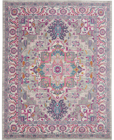 Long Street Looms Zeal Zea20 8' X 10' Area Rug In Silver