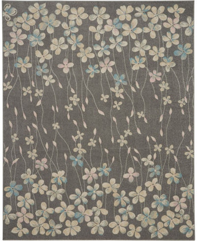 Long Street Looms Peace Pea04 8' X 10' Area Rug In Gray