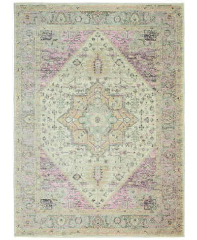Long Street Looms Peace Pea06 6' X 9' Area Rug In Ivory