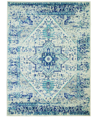 Long Street Looms Peace Pea06 5'3" X 7'3" Area Rug In Multi