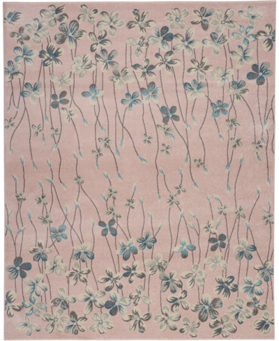 Long Street Looms Peace Pea04 8' X 10' Area Rug In Pink