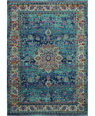 Long Street Looms Era Tabriz Era01 4' X 6' Area Rug In Blue