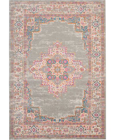 Long Street Looms Zeal Zea03 6'7" X 9'6" Area Rug In Gray