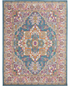 Long Street Looms Zeal Zea20 8' X 10' Area Rug In Teal Multi