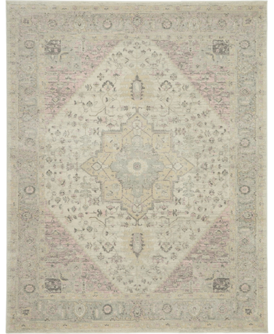 Long Street Looms Peace Pea06 8' X 10' Area Rug In Ivory