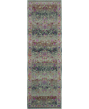 Long Street Looms Era Tabriz Era01 2'4" X 8' Runner Rug In Grey