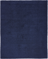 Long Street Looms Cali Shag Cal01 7'10" X 9'10" Area Rug In Navy