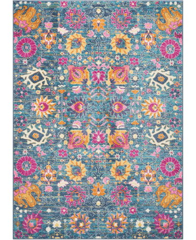 Long Street Looms Zeal Zea01 6'7" X 9'6" Area Rug In Denim