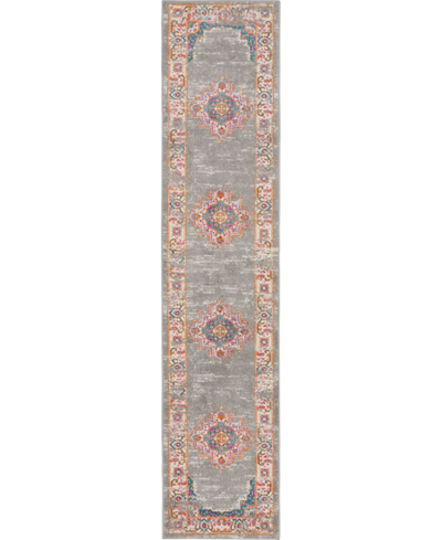 Long Street Looms Zeal Zea03 2'2" X 7'6" Runner Rug In Gray