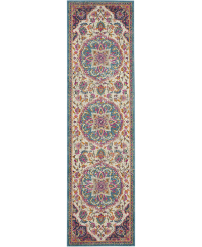 Long Street Looms Zeal Zea22 2'2" X 7'6" Runner Rug In Ivory