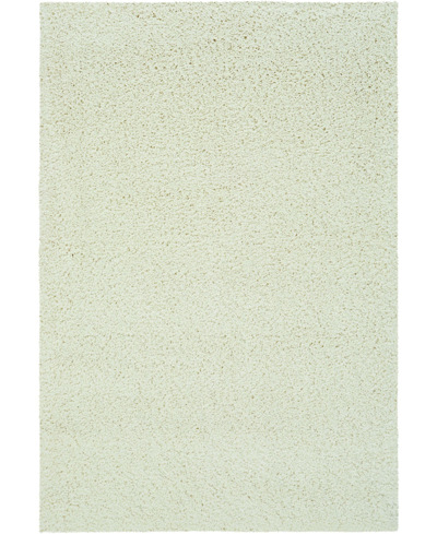 Long Street Looms Cali Shag Cal01 3'11" X 5'11" Area Rug In Ivory