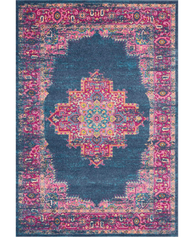 Long Street Looms Zeal Zea03 6'7" X 9'6" Area Rug In Blue