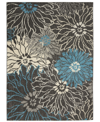 Long Street Looms Zeal Zea17 5'3" X 7'3" Area Rug In Charcoal