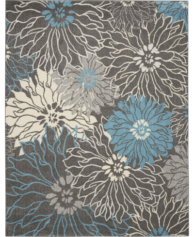 Long Street Looms Zeal Zea17 8' X 10' Area Rug In Charcoal