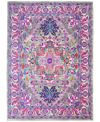 Long Street Looms Zeal Zea20 5'3" X 7'3" Area Rug In Silver