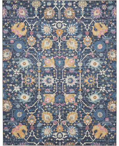 Long Street Looms Zeal Zea01 8' X 10' Area Rug In Navy