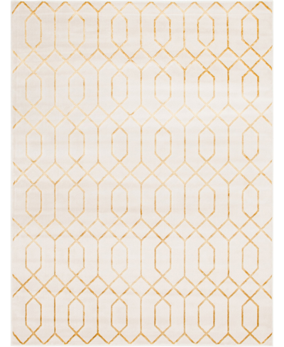 Marilyn Monroe Closeout!  Glam Mmg001 8' X 10' Area Rug In White Gold