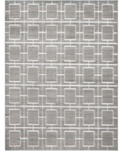 Marilyn Monroe Glam Mmg002 8' X 10' Area Rug In Gray Silver