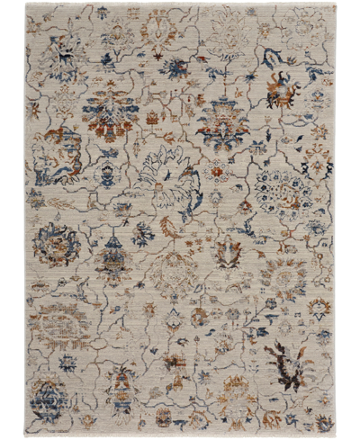 Simply Woven Kaia R39gp 5' X 7'9" Area Rug In Ivory