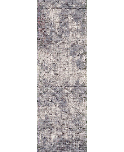 Amer Rugs Vermont Divina 2'7" X 8' Runner Area Rug In Gray