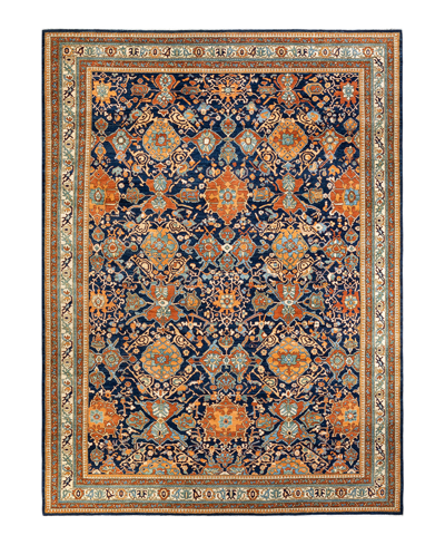 Adorn Hand Woven Rugs Serapi M1971 9'11" X 13'10" Area Rug In Blue