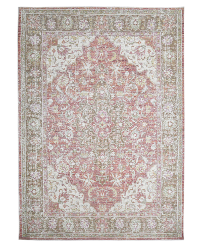Amer Rugs Century Blythe 5'3" X 7'3" Area Rug In Coral