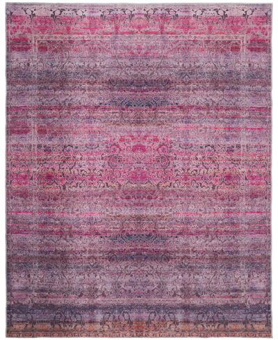 Simply Woven Voss R39h5 7'10" X 9'10" Area Rug In Pink
