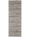 Simply Woven Vancouver R39fe 2'10" X 7'10" Runner Area Rug In Ivory