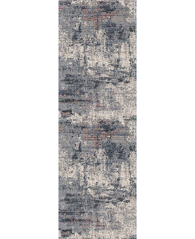 Amer Rugs Vermont Allaine 2'7" X 8' Runner Area Rug In Gray
