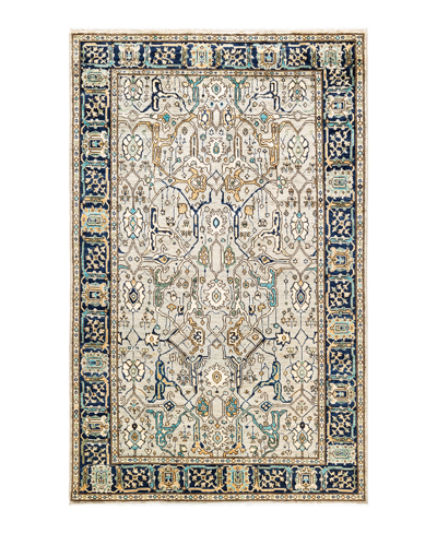 Adorn Hand Woven Rugs Serapi M1971 5' X 8'3" Area Rug In Ivory