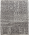 Simply Woven Alford R6925 2' X 3' Area Rug In Charcoal