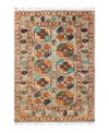 ADORN HAND WOVEN RUGS TRIBAL M1971 3'7" X 5'1" AREA RUG